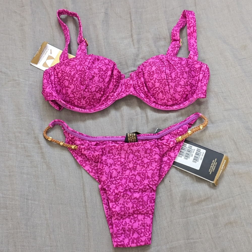 Vix Nissi Kendra Bikini Set in Lotus Purple